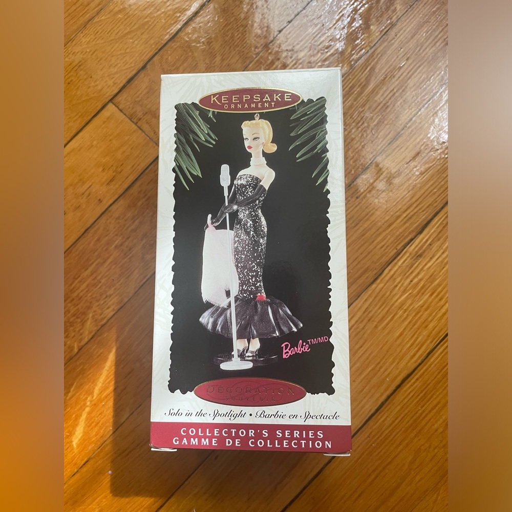 Vintage 1995 Hallmark Barbie “Solo in the Spotlight” holiday ornament
